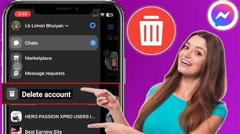how to remove messenger account in iphone 2024