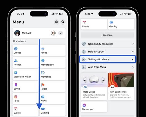 how to remove meta circle from facebook on iphone