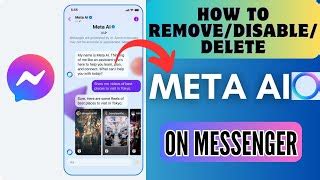 how to remove meta from facebook messenger on iphone