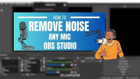 how to remove mic background noise obs