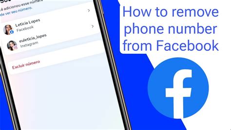 how to remove mobile number from facebook without login