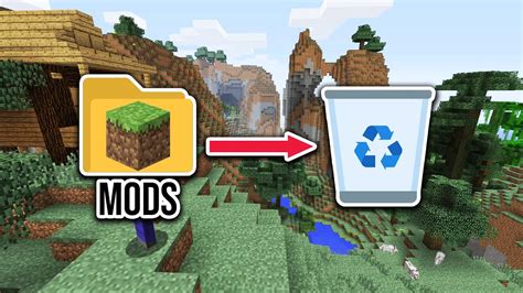 how to remove mods minecraft java