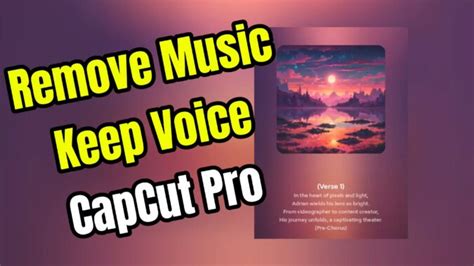 how to remove music from video using capcut