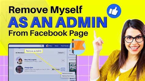 how to remove myself as an admin on a facebook page mobile