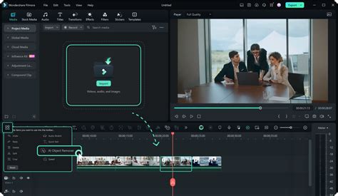 how to remove object in video filmora