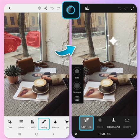 how to remove objects from pictures on android