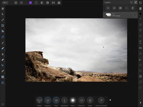 how to remove objects in affinity photo ipad