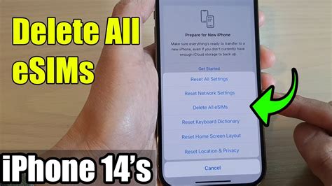 how to remove old sims from iphone settings