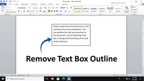 how to remove outline format in word