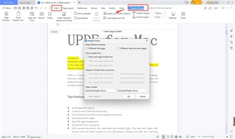 how to remove page number 1 from word document