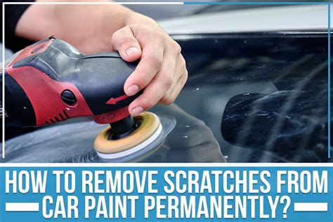 how to remove paint scratches from car at home