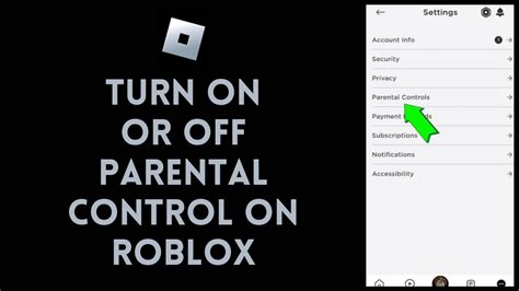 how to remove parental control on roblox 2024
