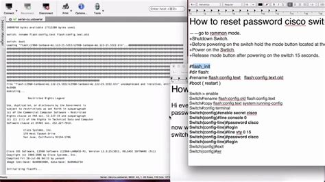 how to remove password from cisco switch