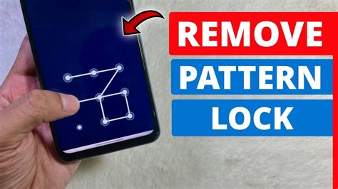 how to remove pattern lock for android tablet