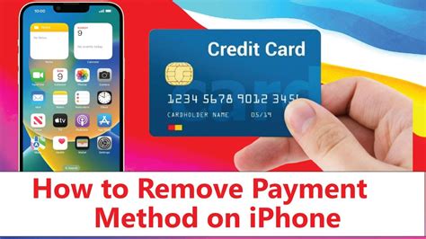 how to remove payment method on app store
