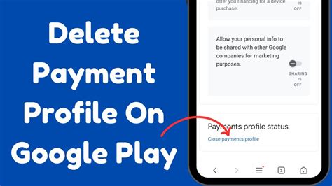 how to remove payment profile from google play