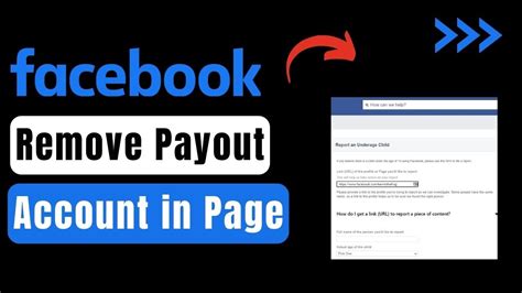 how to remove payout admin on facebook page