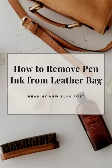 how to remove pen ink from canvas bag