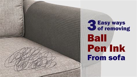 how to remove pen ink from fabric couch