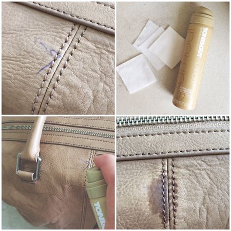 how to remove pen marks from bag