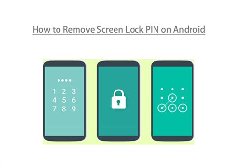 how to remove pin lock on android phone