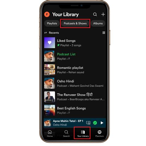 how to remove podcast from spotify home screen