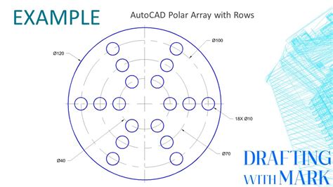how to remove polar array in autocad