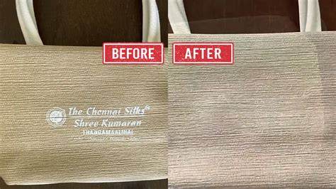 how to remove print from cloth bag