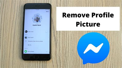 how to remove profile picture in messenger