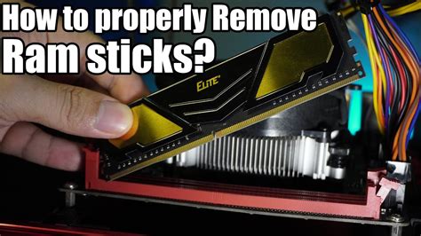 how to remove ram sticks pc