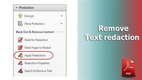 how to remove redaction in adobe