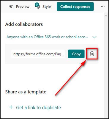 how to remove results from microsoft forms