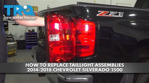 how to remove right tail light assembly