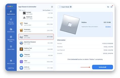 how to remove roblox from macbook pro