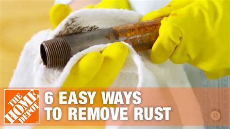 how to remove rust from iron tools