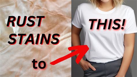 how to remove rust marks from clothes home remedies
