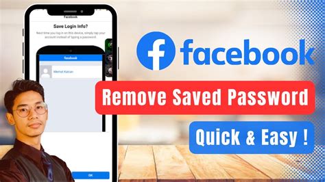 how to remove saved password in facebook app