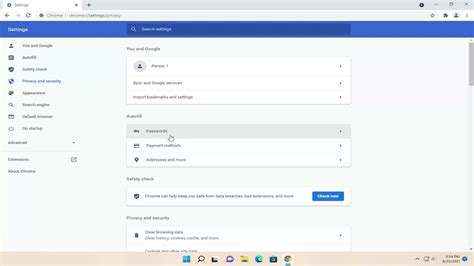 how to remove saved user id in chrome
