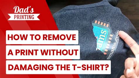 how to remove screen print from canvas bag