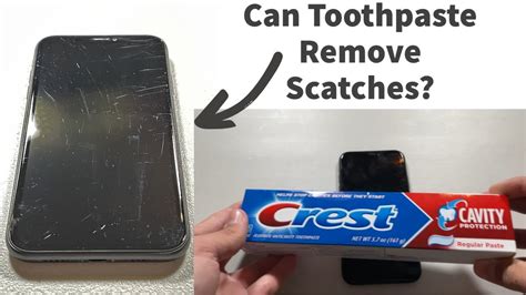 how to remove screen scratches with toothpaste