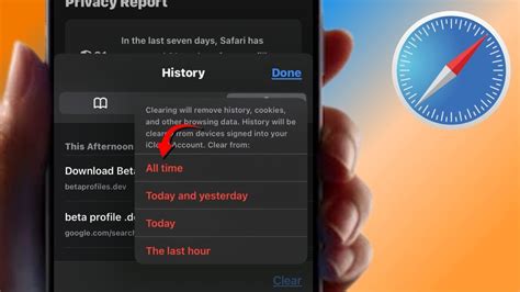 how to remove search history on iphone 16