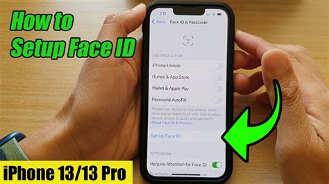 how to remove second face id on iphone 13 pro max