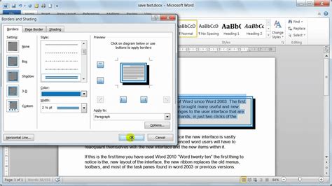 how to remove shading in word template