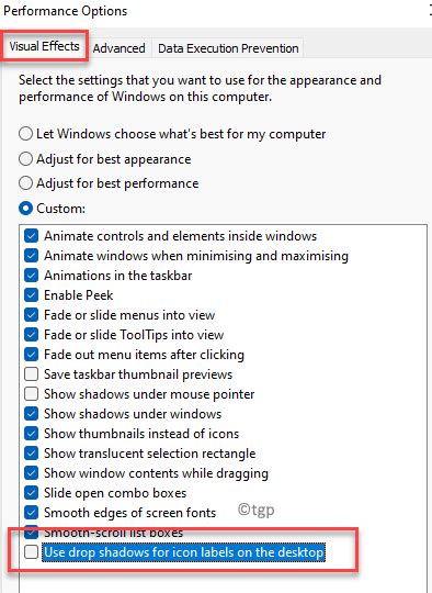 how to remove shadow display in windows 10