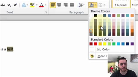 how to remove shadow from picture in word