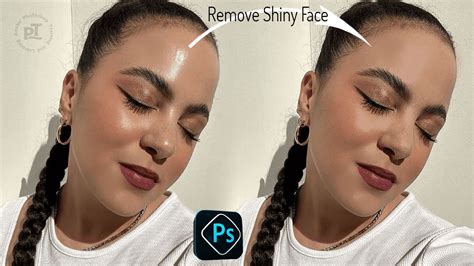 how to remove shine from face in photoshop