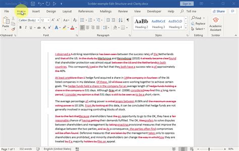 how to remove side line from word document