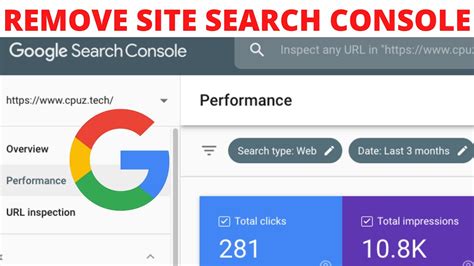 how to remove site from google search console