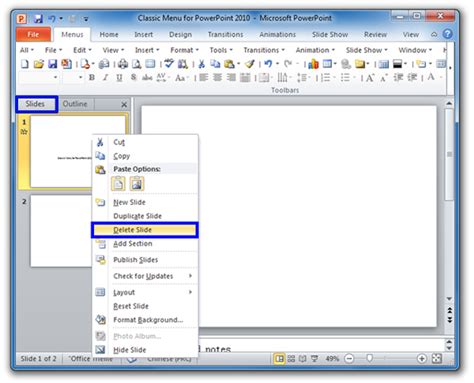 how to remove slide master in powerpoint
