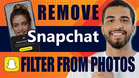 how to remove snapchat filter from pic